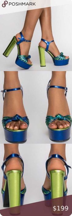 Sandale noi AZALEA WANG Multi Blue 36