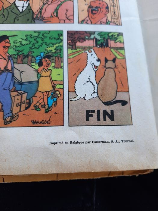 Vintage комикс tintin l'affaire tournesol