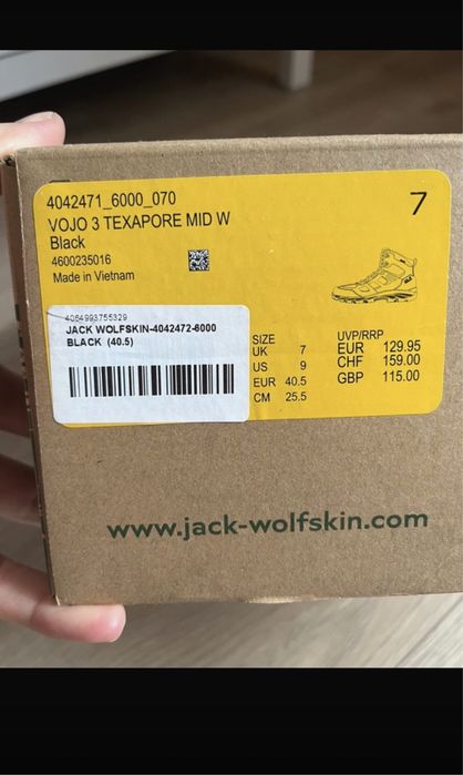 Bocanci Jack Wolfskin VOJO 3 marime 40.5