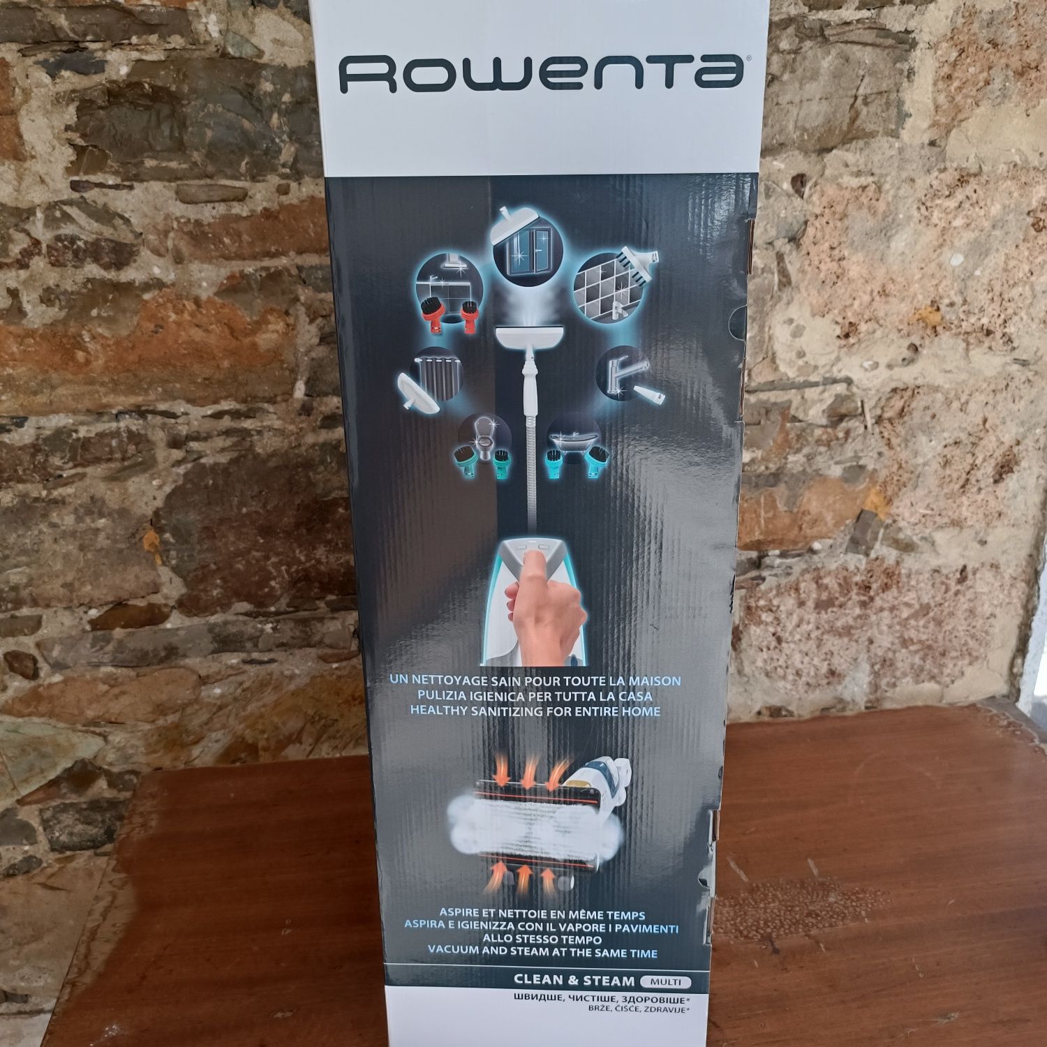 Комбинирана прахосмукачка и парочистачка Rowenta