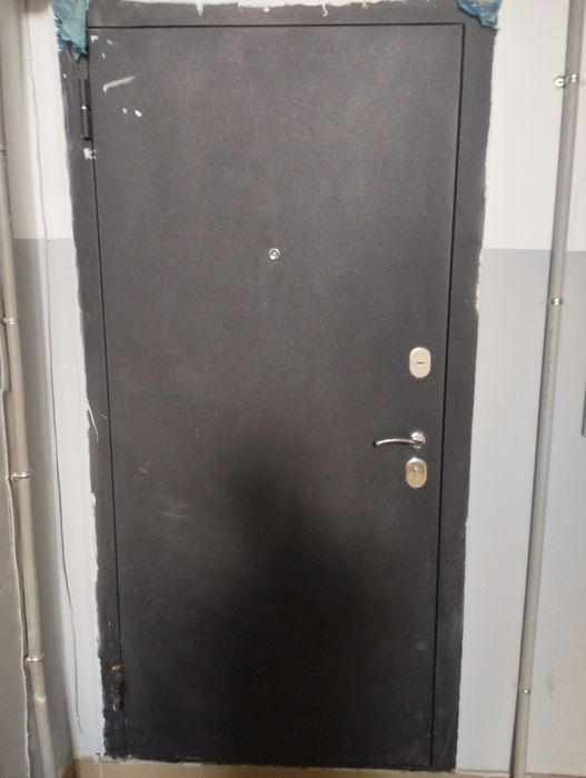 Металлическая входная дверь.