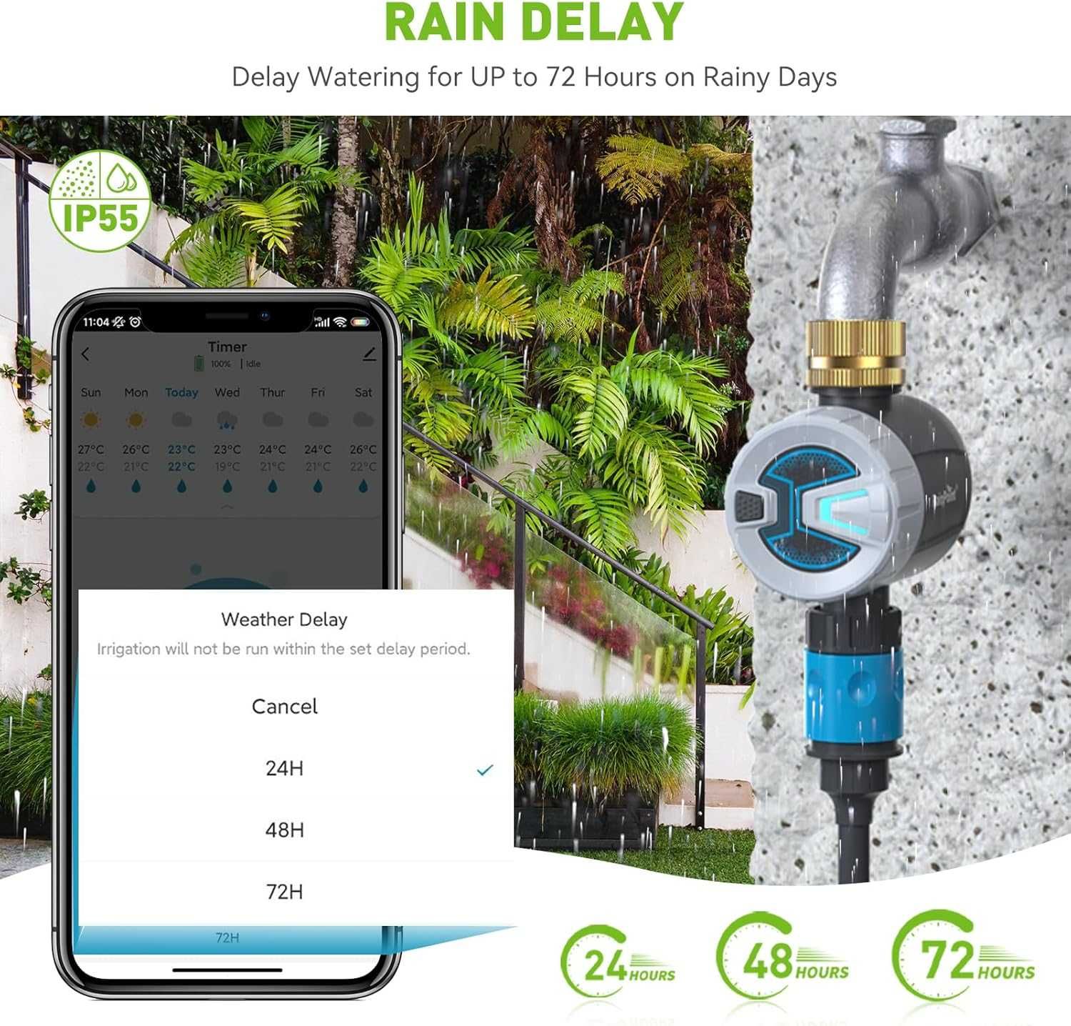 Таймер за поливане RAINPOINT, Bluetooth