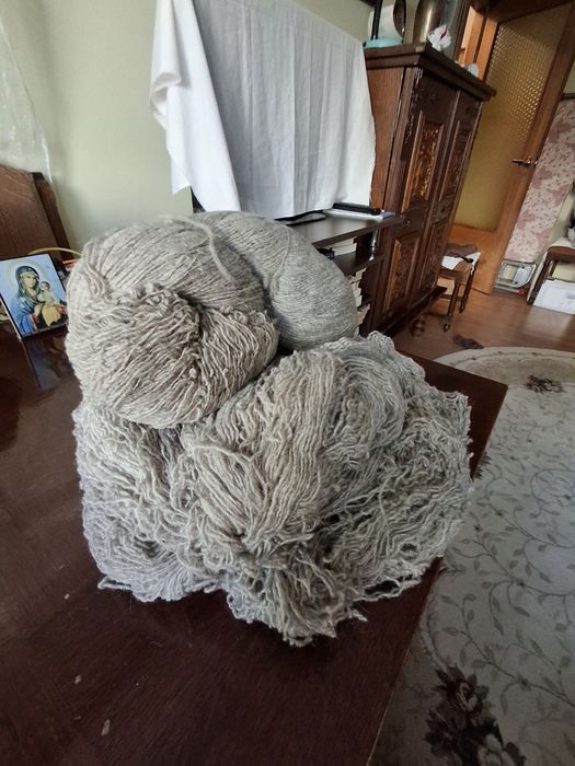 Lana tigaie toarsa 3 kg si merinos netoarsa 1,3 kg