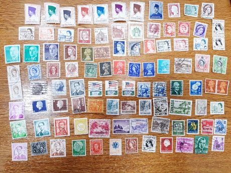 Set timbre conducători și regi din Indonezia,Canada,Spania, SUA, etc