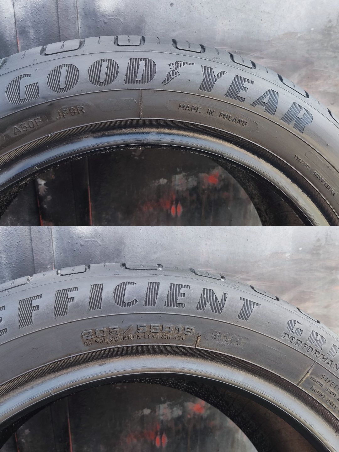 2бр. летни гуми 205/55/16 GoodYear Efficient Grip Performance
dot22
7.