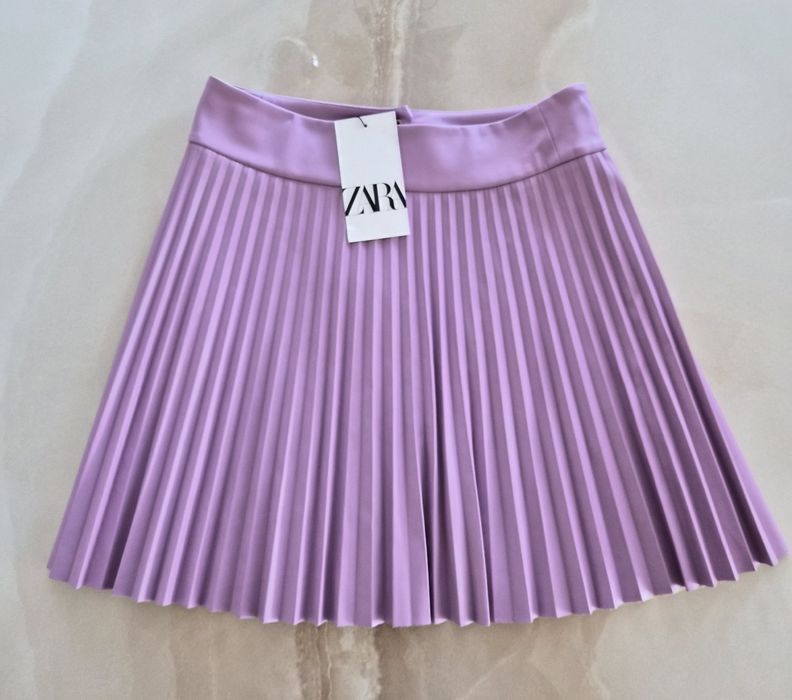 Кожени поли "Zara"