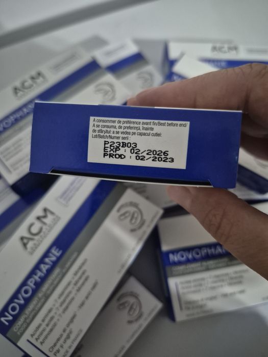 Set Acm Novophane vitamine pentru par si unghii