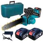 Mini drujba Dotvix, Motor fara perii, 1800W, 2 acumulatori, Lant-30cm
