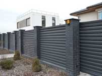 Garduri din sipca metalica, panou tip jaluzele, tabla, plasa