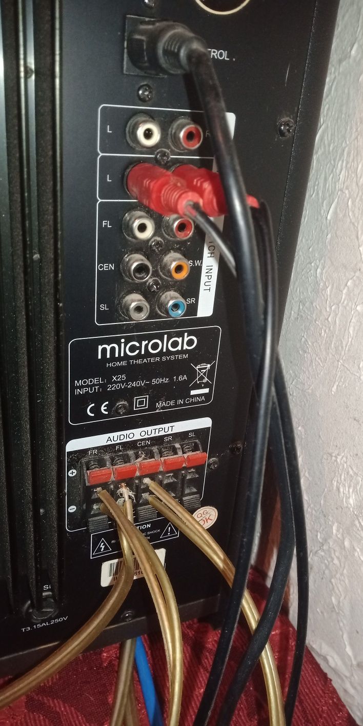 Microlab x25. Полный комплект.