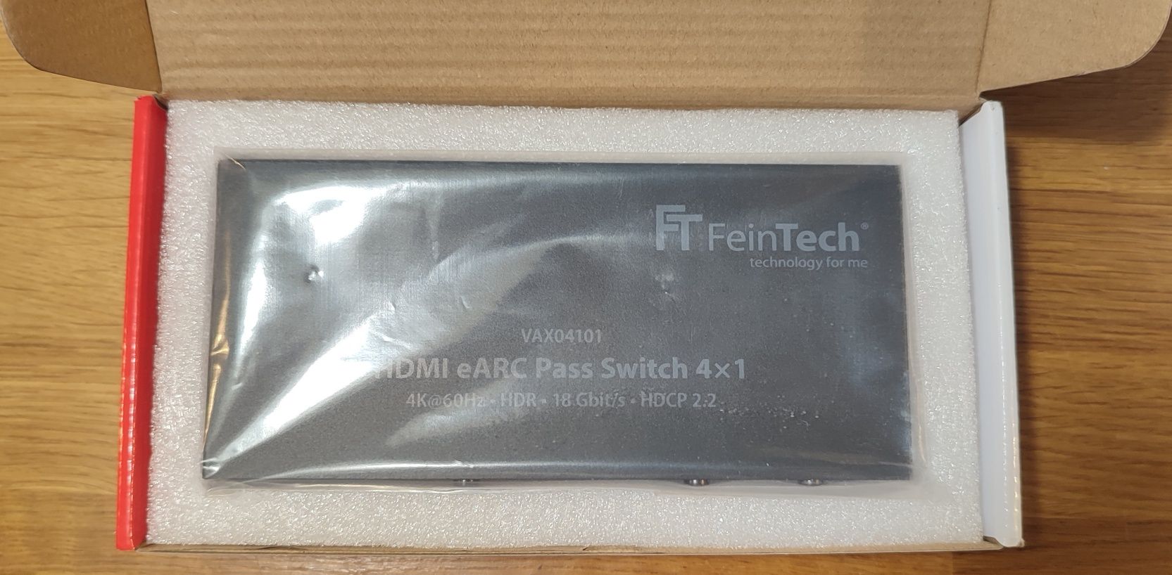 Switch HDMI eARC 4x1, 4K HDR - FeinTech HDMI Switcher