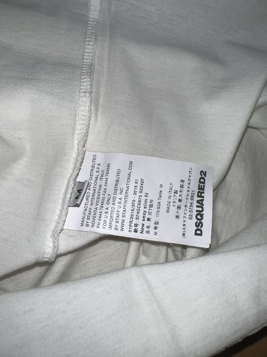 Tricou Dsquared Palm S74GC0975 Autentic