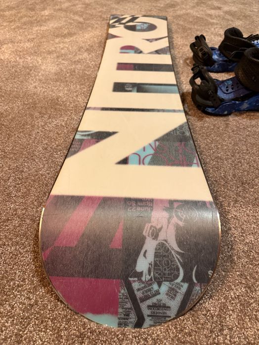 Snowboard Nitro + legături Union Force