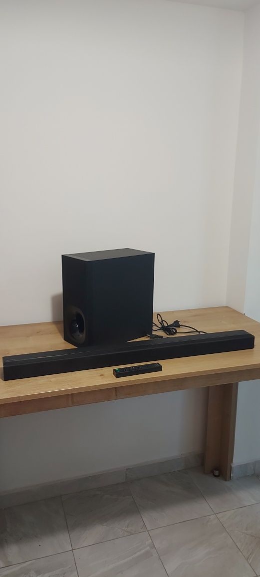 Soundbar Sony Subwoofer lemn + Speaker