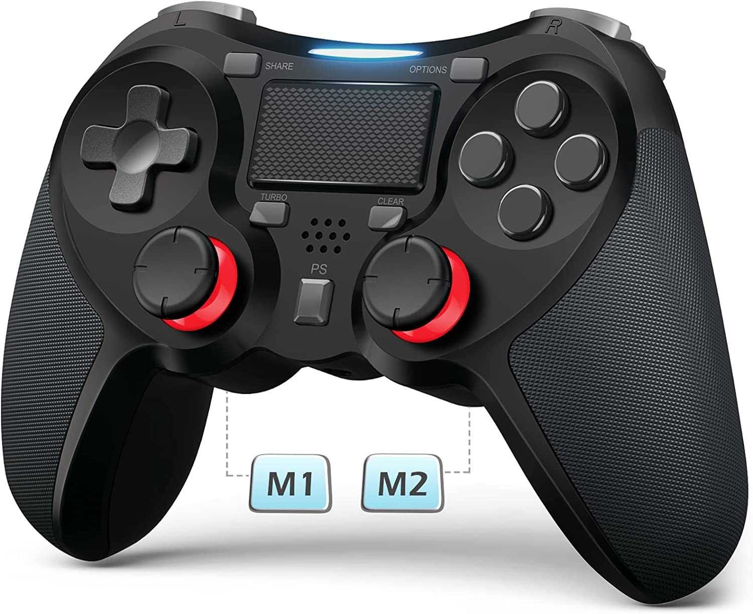Джойстик Безжичен контролер TERIOS, съвместим с PS4/PS4 Pro/PS4 Slim