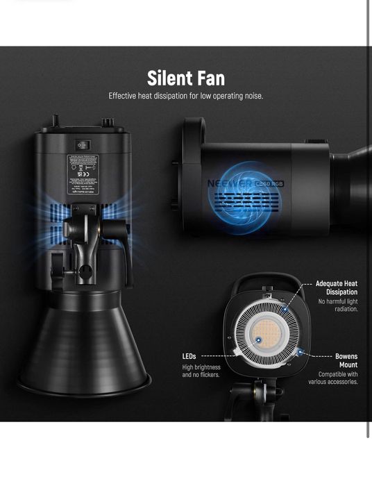 Pro. RGB. Cb60. Диодно Осветление. Постоянно осветление. Видео. Фото.