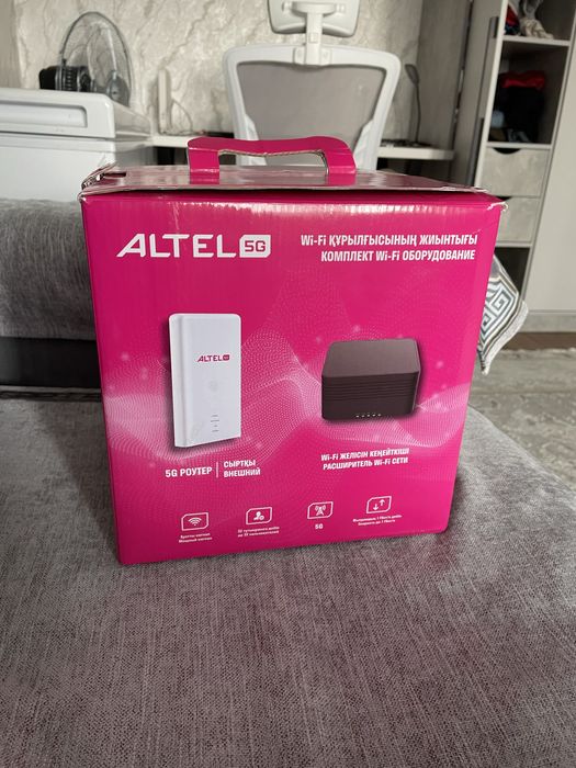 5G модем+роутер установка от Алтел