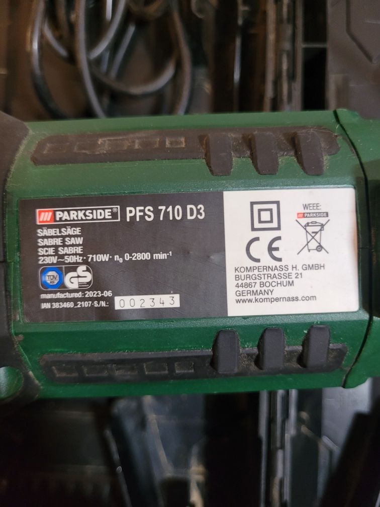 Саблен трион Parkside PFS 710 D3 (за части)