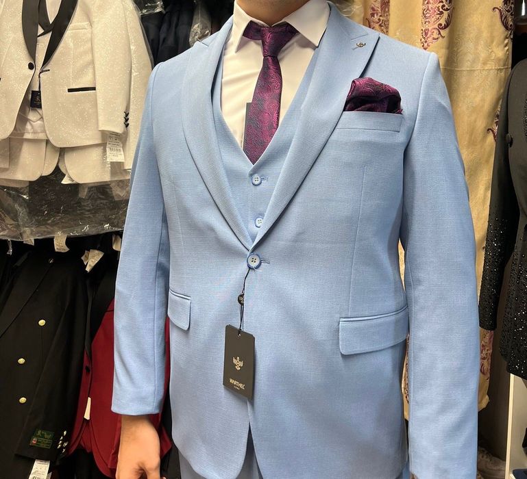 Costum bărbați baby blue