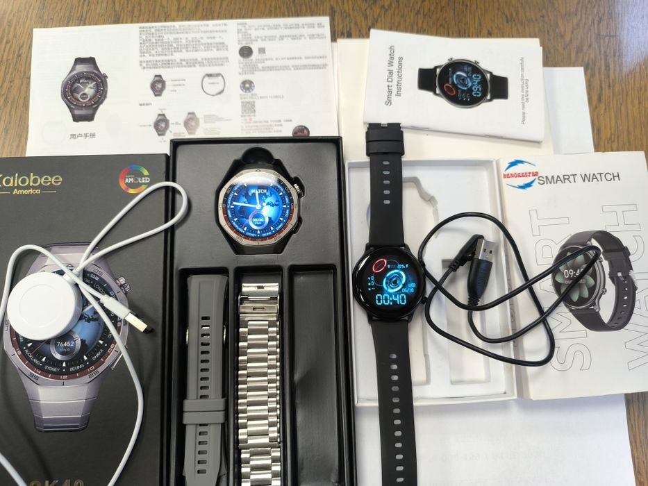 Два смарт часовника и телефон Nokia 8210 4G