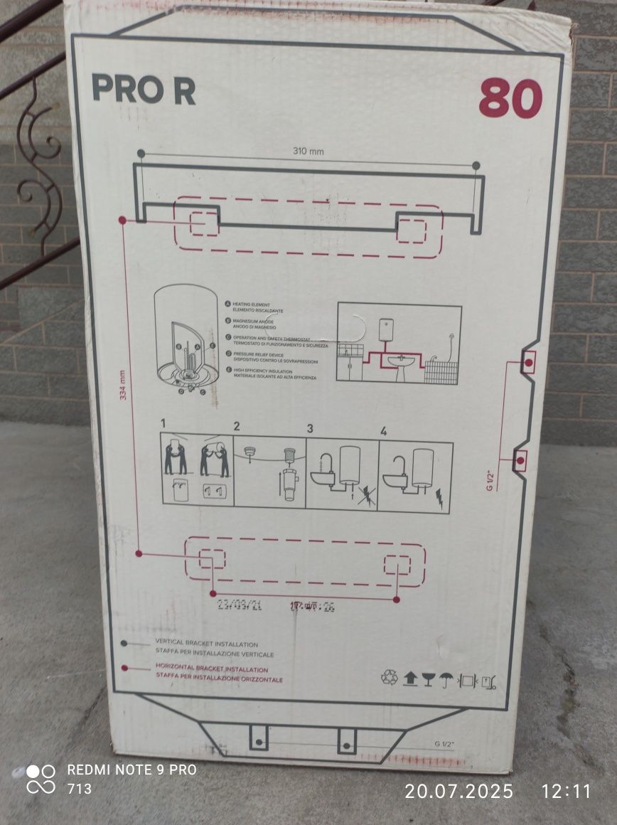 Ariston 80 L sotiladi