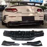 Mercedes 63 AMG C205 W205 C klass coupe карбон дифузьор