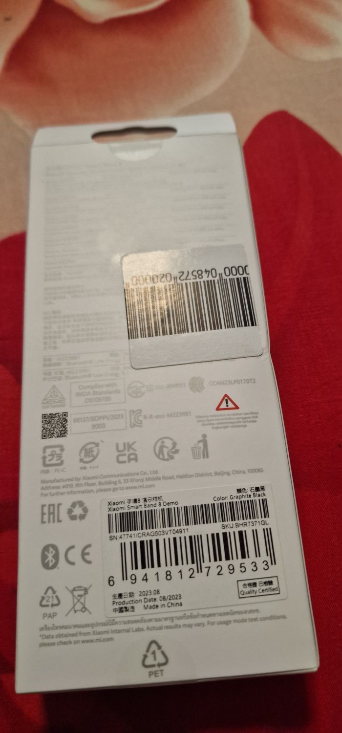 Смарт гривна xiaomi smart 8