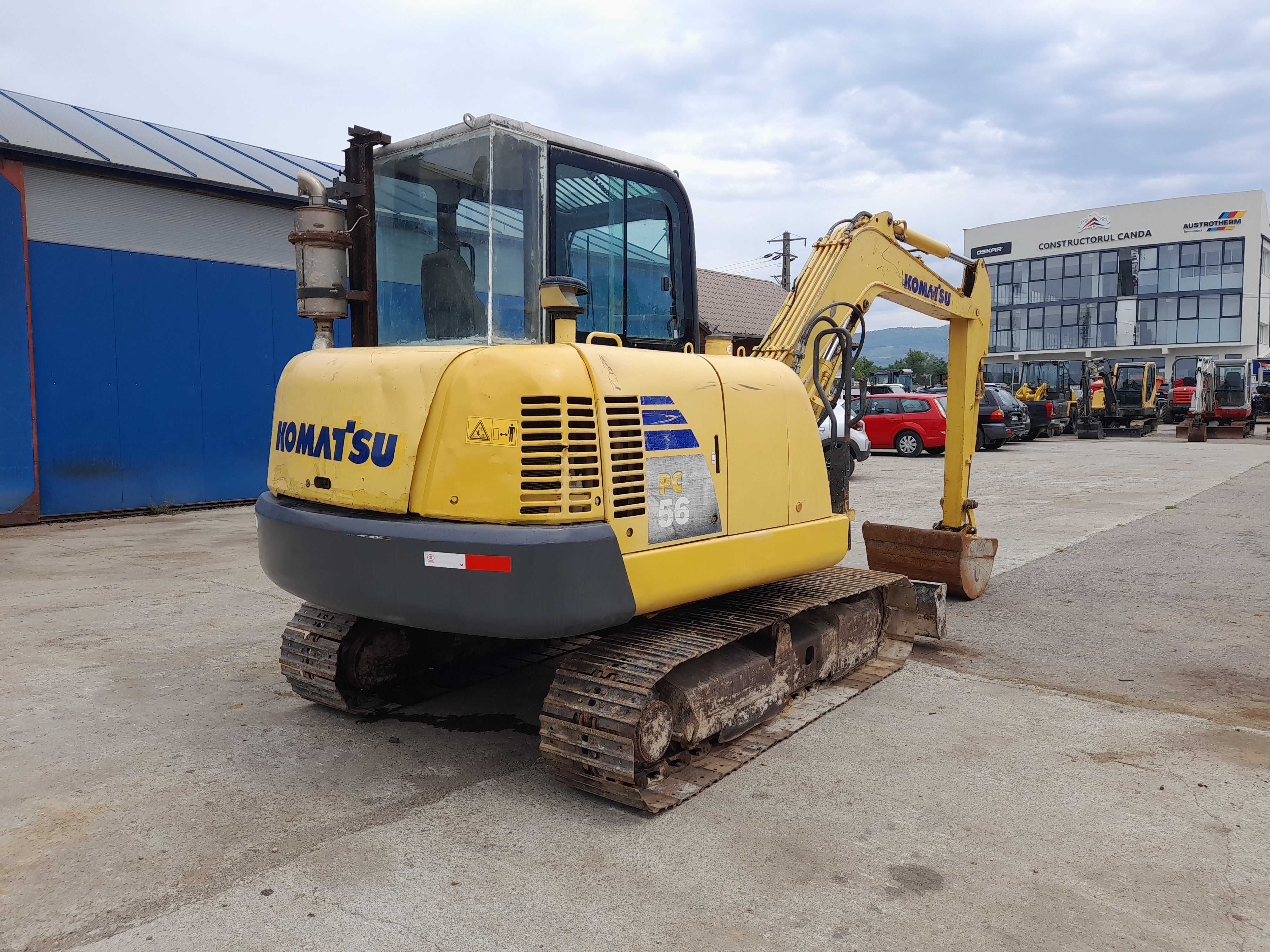 Miniexcavator Komatsu PC56-7 , 2007 , 5 tone stare perfecta