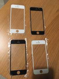 4 bucati Geam display iPhone 5 / 5S / SE cu ramă și adeziv