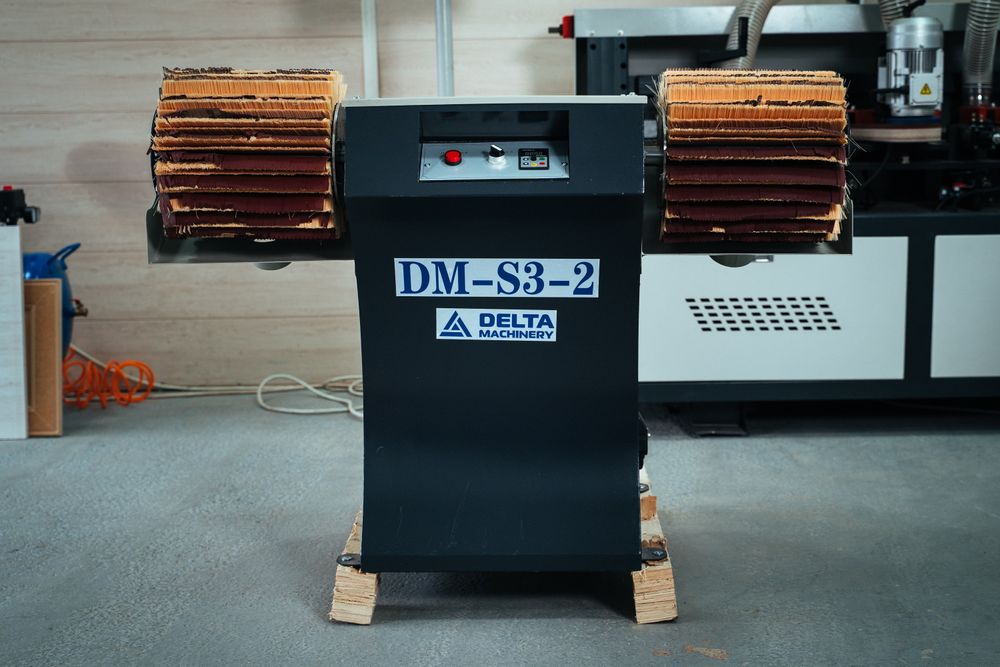 Щеточно-шлифовальный станок DeltaMachinery DM-S3-2