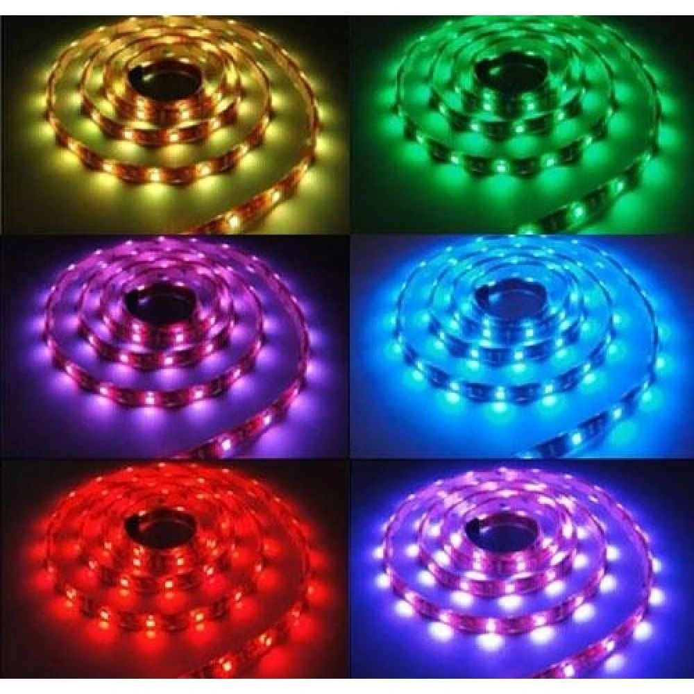 LED лента цветна RGB 5 метра с дистанционно управление
