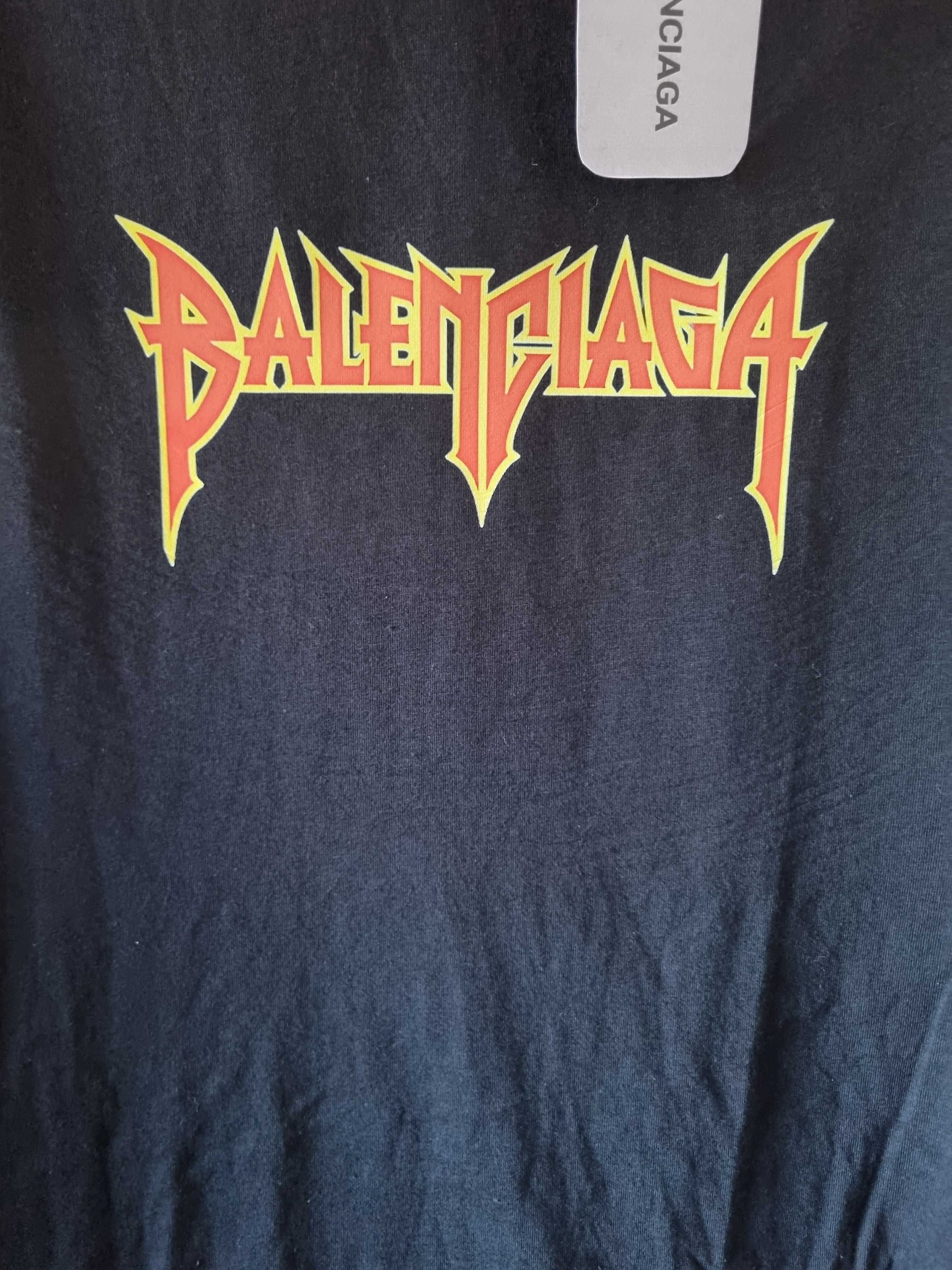 BALENCIAGA Дамска Тениска в черно
