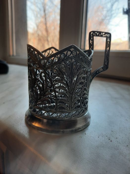 Продам подстаканники старинные. 3 штуки. Филигрань.