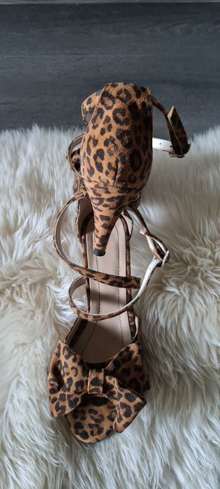 Vand sandale piele animal print