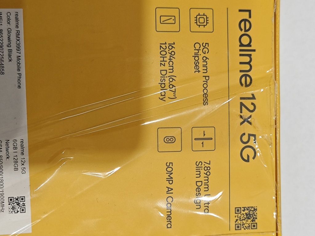 Нов REALME 12X 5G с 3г. Гаранция