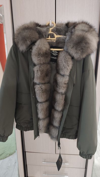 Новая парка печец с кроликом