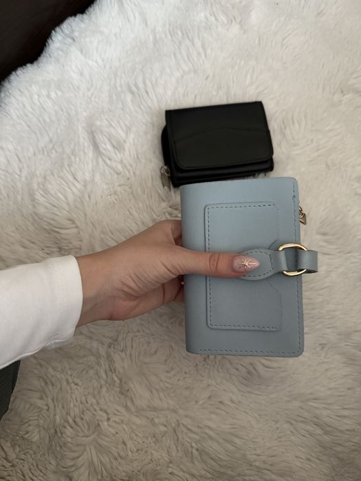 Портмоне син и черен