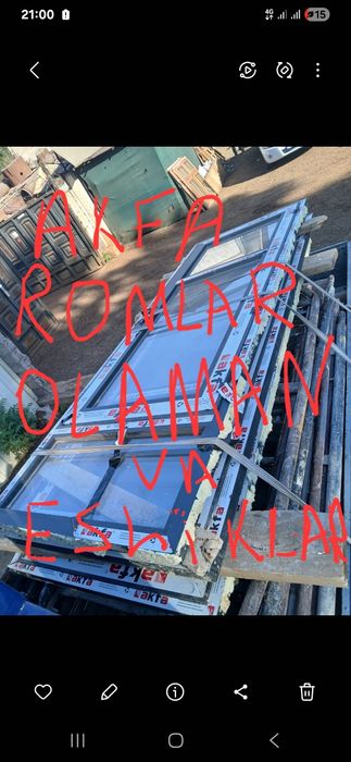 Акфа ромлар  кабул киламиз