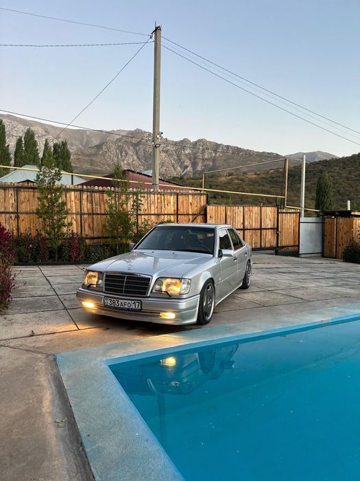 Бампер на мерседес 124 w124 пороги спойлер