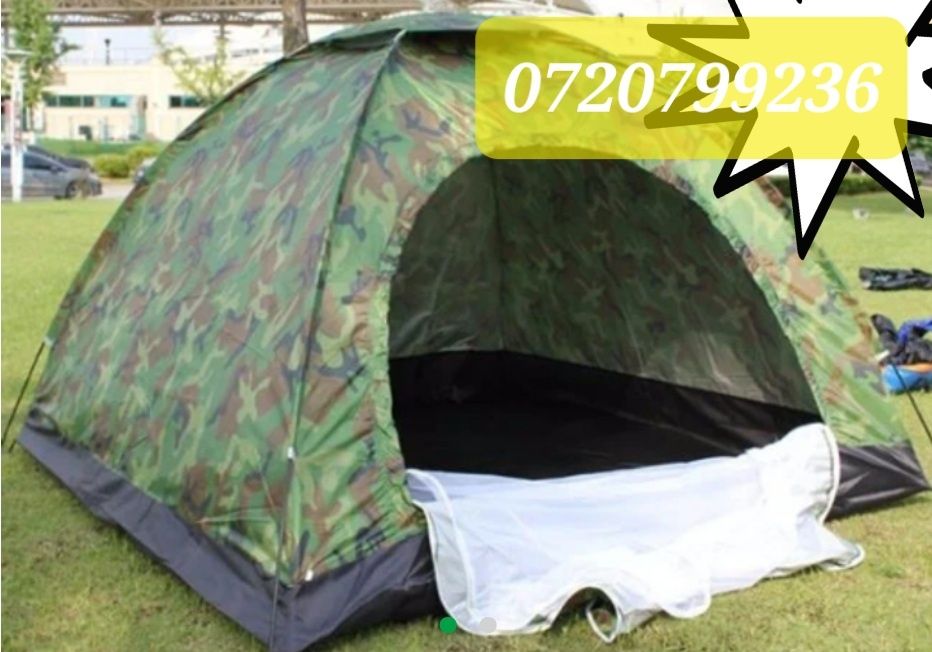 Cort impermeabil 4-6 pers 220x250x150 cm camuflaj