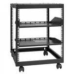 Rack Server Deschis 12U, Adâncime 381-1016mm, Mobil