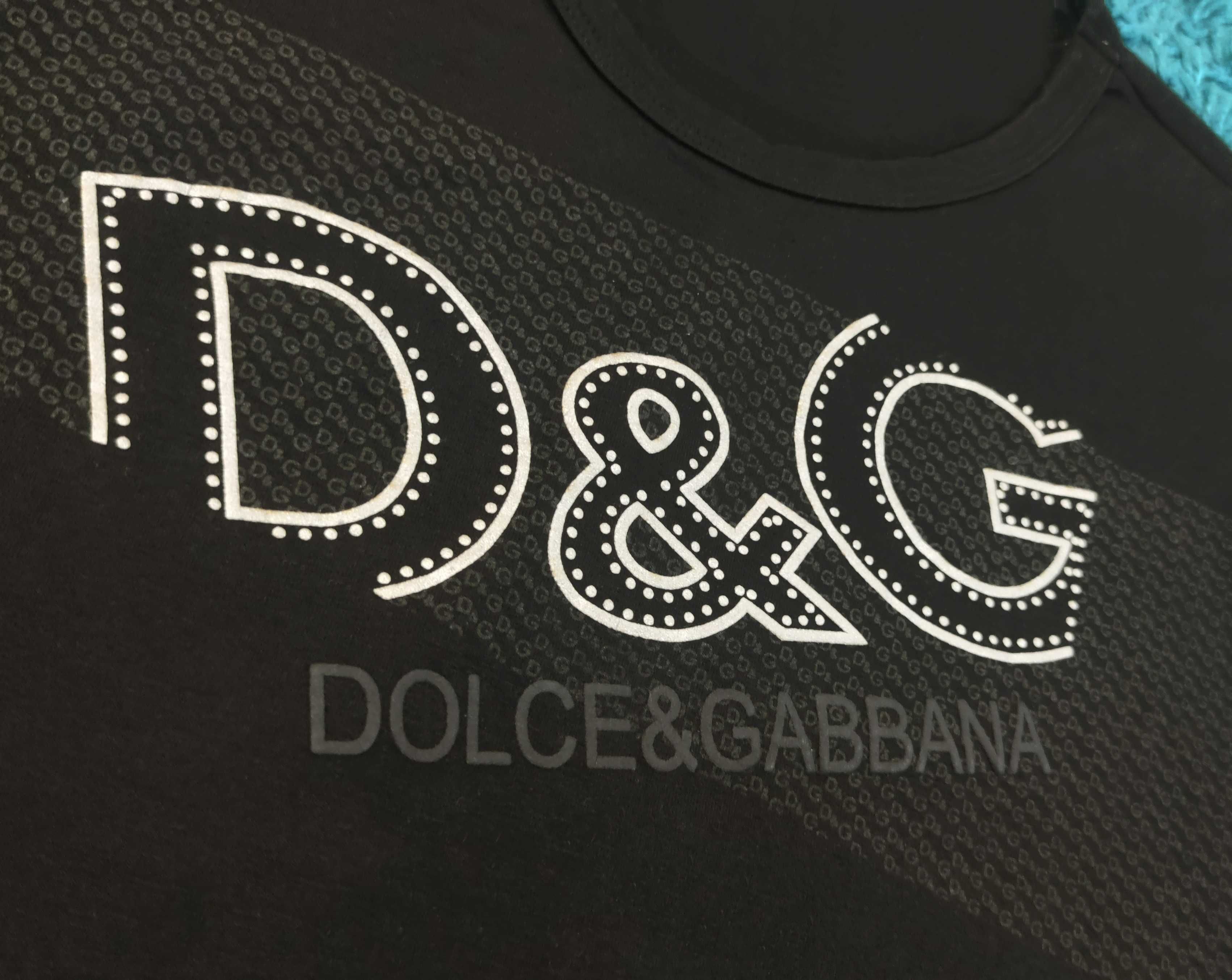 Tricou Dolce Gabanna Black - Big Logo