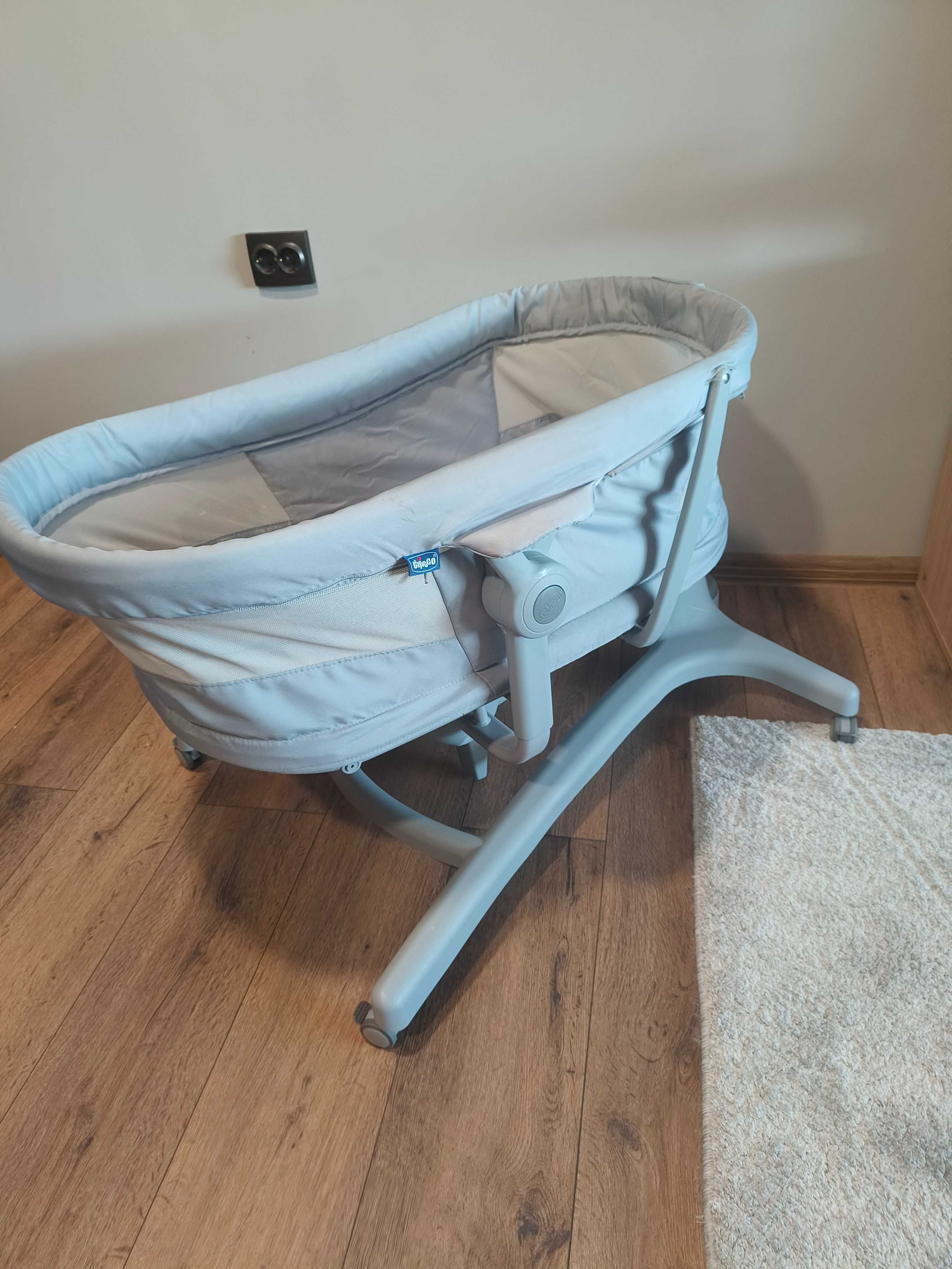 Мултифункционален шезлонг 4 в 1 Chicco - Baby Hug Air, Stone