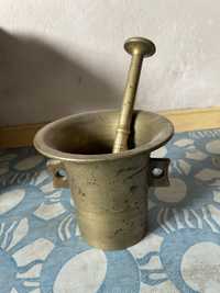 Mojar vechi cu pistil din bronz