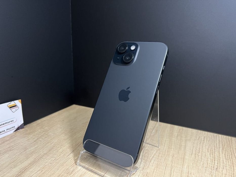 Iphone 15 128Gb Black Produs Second-Hand Foarte Bun 3 ani garanție, Te