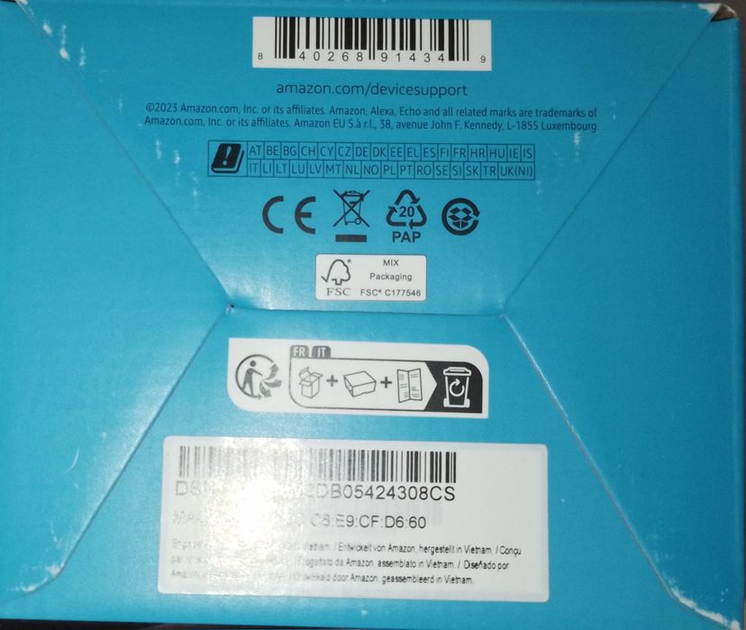 Компактен интелигентен високоговорител с Alexa - Amazon Echo Pop