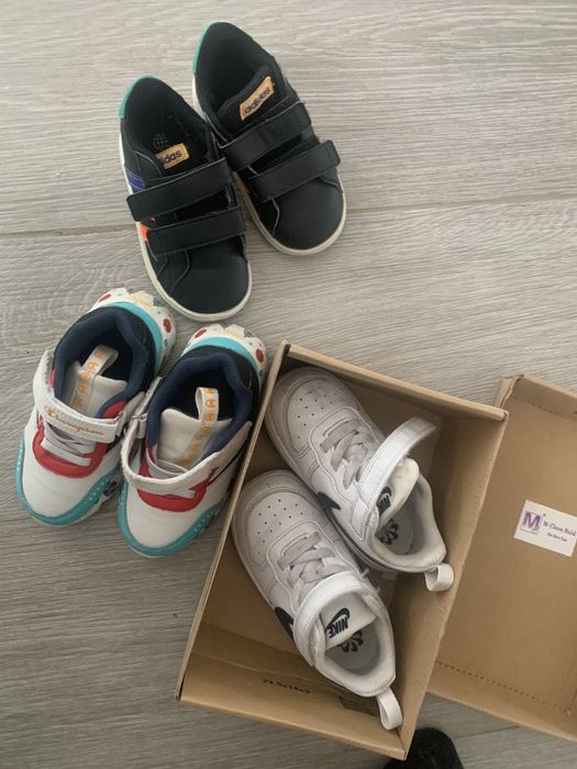 3 perechi de adidasi copii marime 22, 23, 23.5