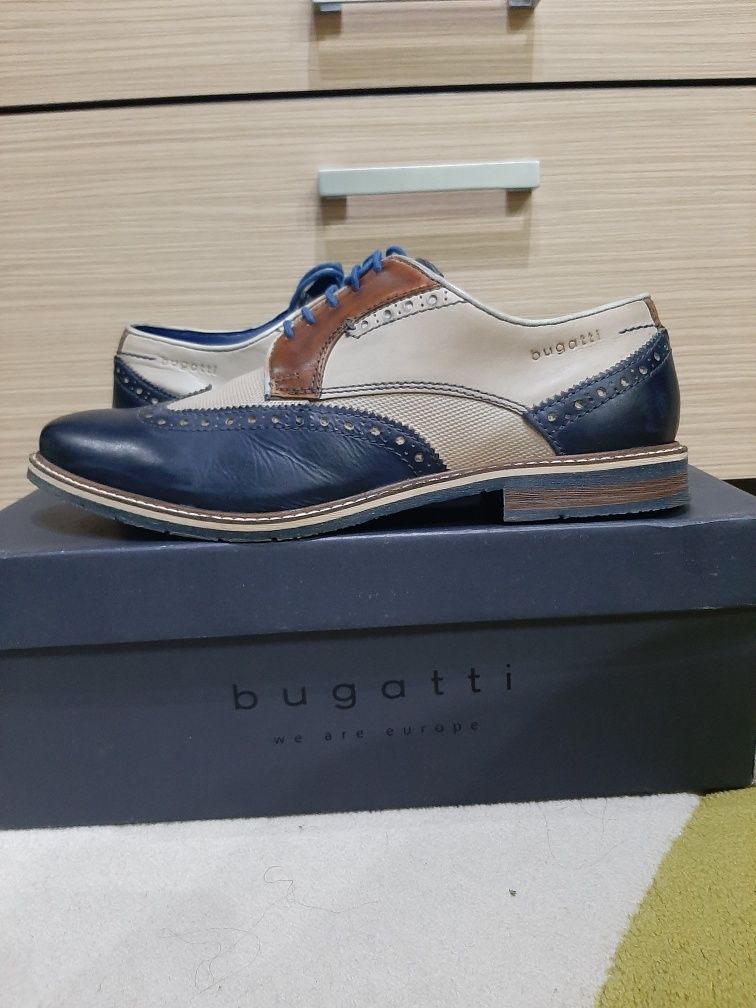 Pantofi bugatti de piele