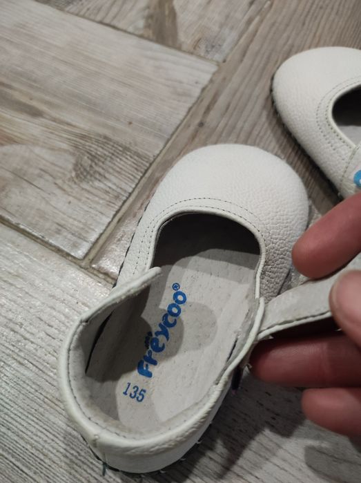 Balerini piele copii barefoot mărime 21