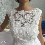 Rochie mireasa rochie printese fetite creatie unica broderie 3D